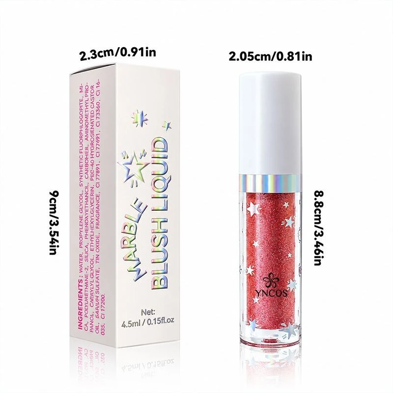 Shimmer Liquid Blush high quality
