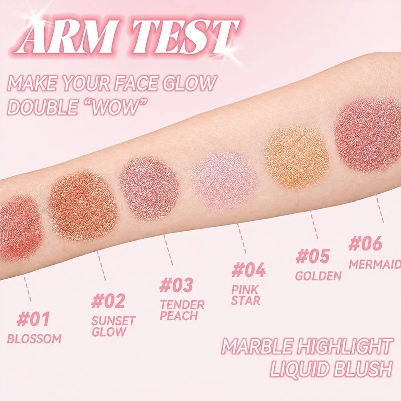 Shimmer Liquid Blush factory